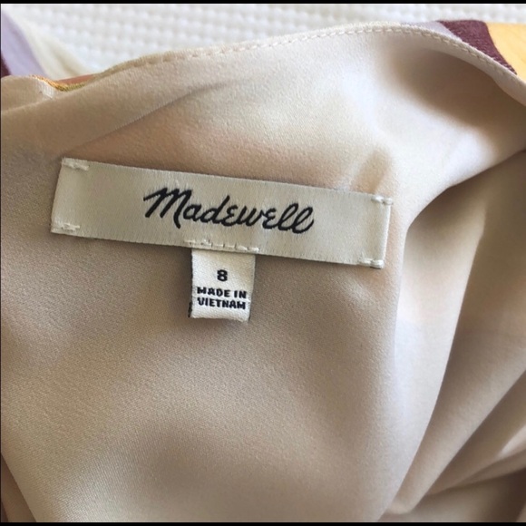 Madewell Striped Scoopback Dress - Picture 6 of 6